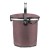 Ortlieb koszyk przedni up-town urban 17,5l ash rose bez mocowania - rove.pl