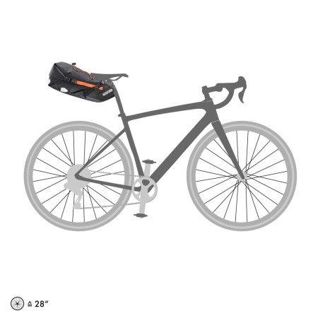 Ortlieb torba bike packing podsiodłowa seat-pack black matt 11l - rove.pl