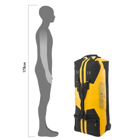 Ortlieb eksped. torba duffle  rs sun yellow-black 140l - rove.pl