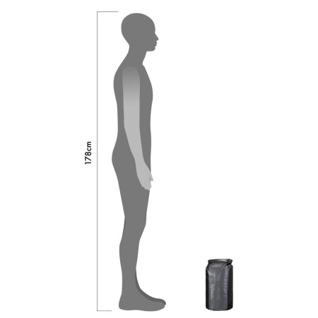 Ortlieb worek dry bag pd350 black-slate   7l - rove.pl