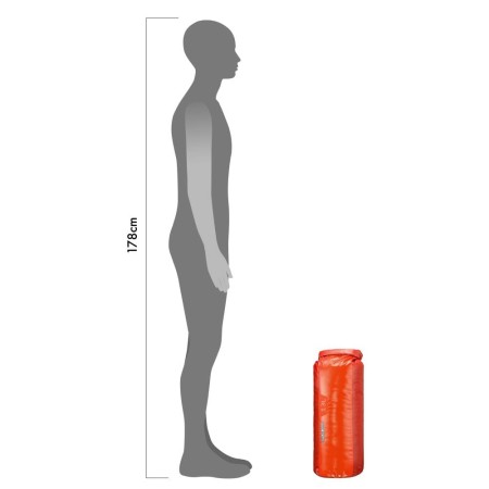 Ortlieb worek dry bag pd350 cranberry-signalred  13l - rove.pl