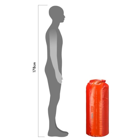 Ortlieb worek dry bag pd350 cranberry-signalred 109l - rove.pl