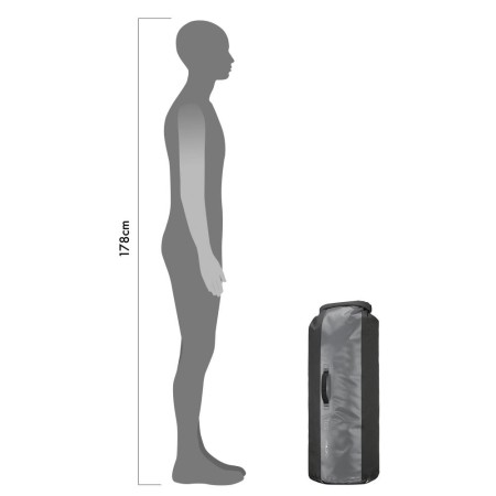 Ortlieb worek dry bag ps490 black-darkgrey  59l - rove.pl