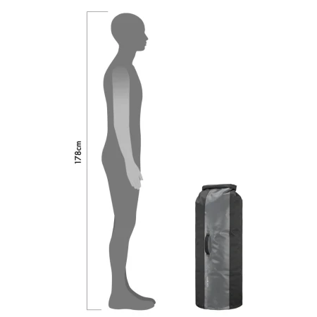 Ortlieb worek dry bag ps490 black-darkgrey  79l - rove.pl