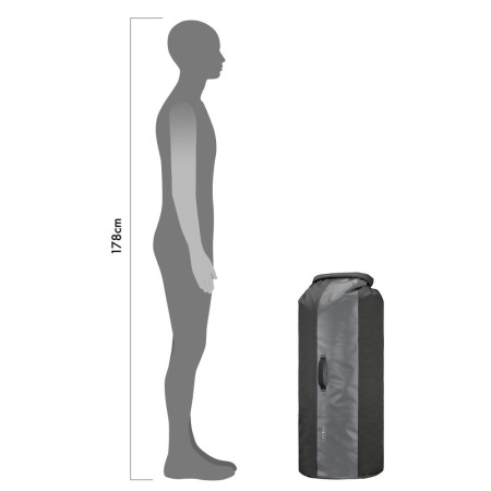 Ortlieb worek dry bag ps490 black-darkgrey 109l - rove.pl