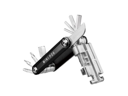 Topeak klucz mini p20, 20 funkcji, black - rove.pl