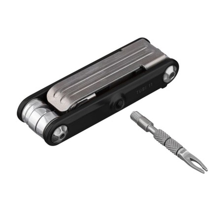 Topeak tubi 11, 11 funkcji, black (narzędzie do naprawy opon bezdędkowych) - rove.pl