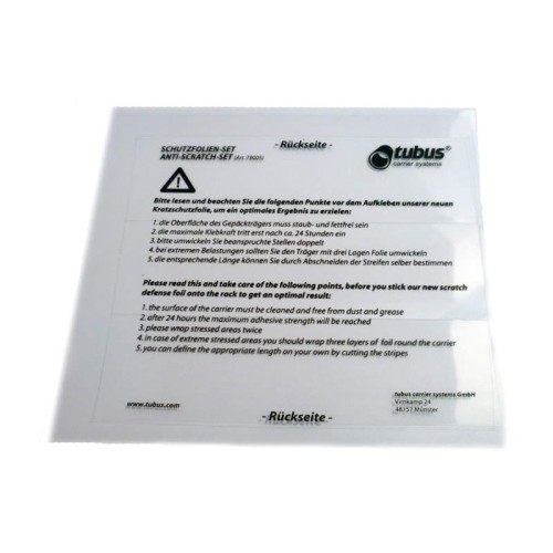 Przejdź do produktu Tubus naklejki zabezpieczające bagażnik przezroczyste