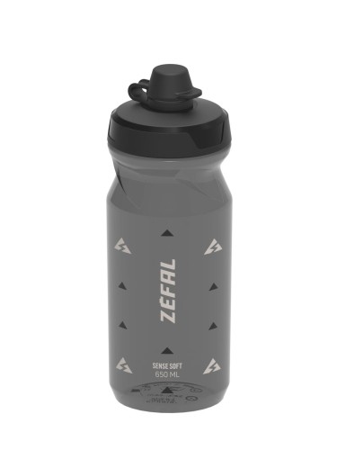 Przejdź do produktu Zefal bidon sense soft 65 no-mud bottle - smoked black 0,65l