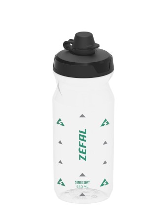 Zefal bidon sense soft 65 no-mud bottle - translucent 0,65l - rove.pl