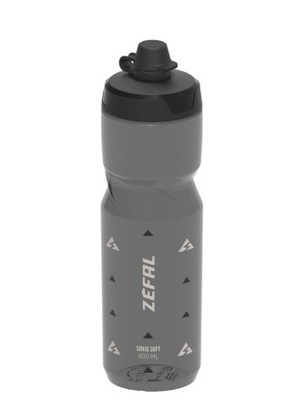 Zefal bidon sense soft 80 no-mud bottle - smoked black 0,80l - rove.pl