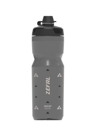 Zefal bidon sense soft 80 no-mud bottle - smoked black 0,80l - rove.pl