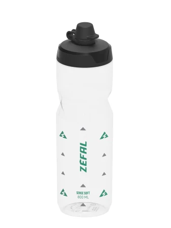 Zefal bidon sense soft 80 no-mud bottle - translucent 0,80l - rove.pl
