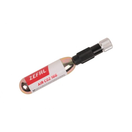 Zefal pompka ez control+ 16 g cartrige silver/black - rove.pl