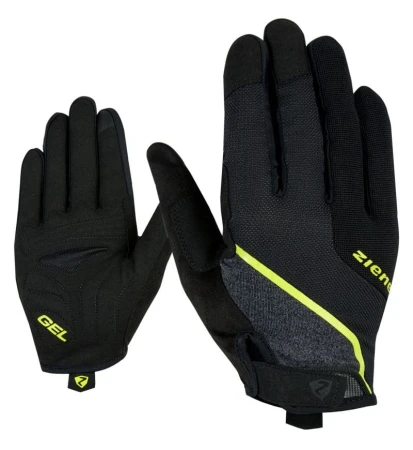 Ziener rękawiczki clyo touch long long bitter lemon  9,5 - rove.pl