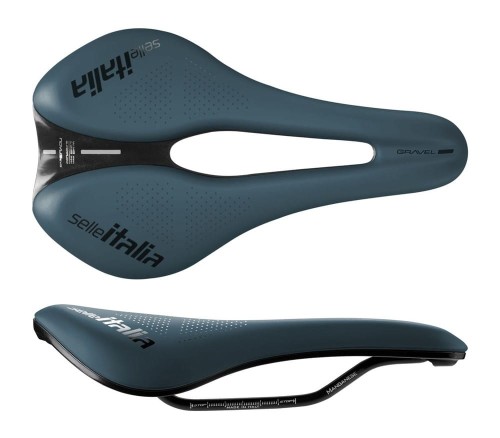Przejdź do produktu Siodło SELLE ITALIA NOVUS BOOST EVO GRAVEL TM, Superflow L (id match - L3), Manganese Rail, Soft-Tek, 242g, Niebieskie