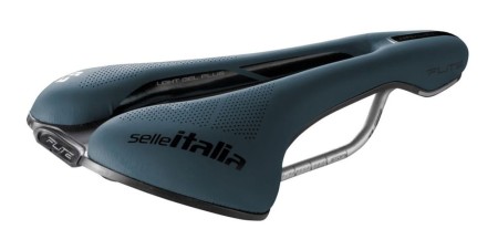 Siodło SELLE ITALIA FLITE BOOST GRAVEL TI316, Superflow L (id match - L3), TI 316 Rail, Fibra-Tek, Light Gel, 232g, Niebieskie - rove.pl