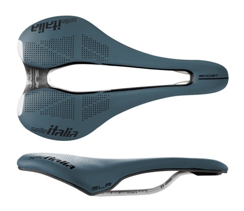 Przejdź do produktu Siodło SELLE ITALIA SLR BOOST GRAVEL TI316, Superflow L (id match - L3), TI 316 Rail, Fibra-Tek, Light Gel, 209g, Niebieskie
