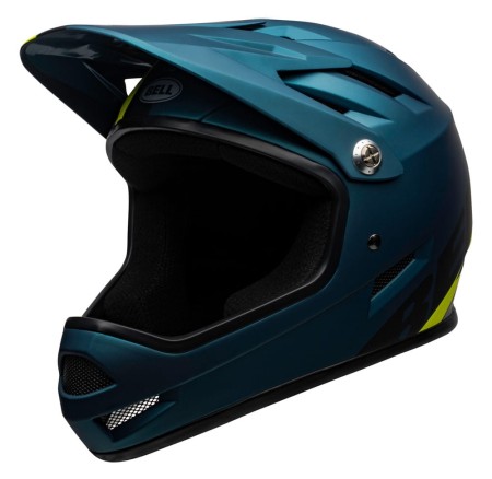 Kask full face BELL SANCTION agility matte blue hi-viz roz. M (55–57 cm)
