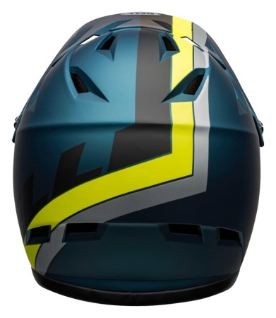 Kask full face BELL SANCTION agility matte blue hi-viz roz. M (55–57 cm)
