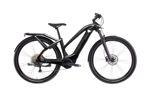 Przejdź do produktu Rower Elektryczny Bianchi e-Omnia T Type Step-Through Deore 10sp Black YRBE3