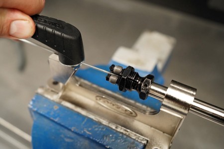 Maszynka do gwintowania szprych CYCLO SPOKE THREAD ROLLING MACHINE, Dla szprych 12G 13G 14G - rove.pl