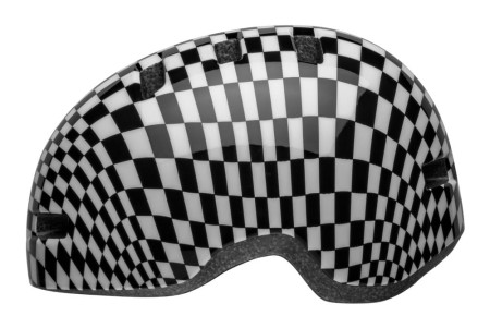 Kask dziecięcy BELL LIL RIPPER checker gloss black white roz. S (48–55 cm) (NEW 2024) - rove.pl