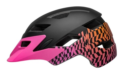 Przejdź do produktu Kask dziecięcy BELL SIDETRACK wavy checks matte pink roz. Uniwersalny (47–54 cm) (NEW 2024)