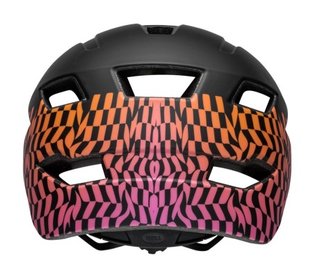 Kask dziecięcy BELL SIDETRACK wavy checks matte pink roz. Uniwersalny (47–54 cm) (NEW 2024) - rove.pl