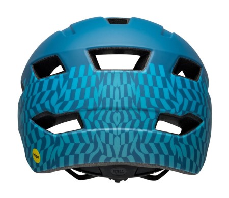 Kask juniorski BELL SIDETRACK INTEGRATED MIPS wavy checks matte blue roz. Uniwersalny (50–57 cm) (NEW 2024) - rove.pl