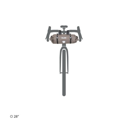 Ortlieb torba bike packing na kierownicę handlebar-pack dark sand 9l new 2024 - rove.pl