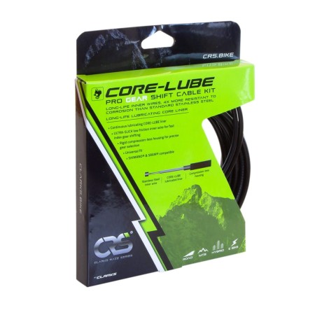 Zestaw linki przerzutki z pancerzem CLARKS RACE SERIES, Core-Lube Universal Pro Gear Shift Cable Kit, Uniwersalny - rove.pl