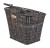 Kosz na kierownicę BASIL BREMEN RATTAN LOOK KF ratanowy + Płytka mocująca do kosza BASIL KLICKFIX ADAPTER PLATE system do mocowania na kierownicę odpinany (bez wspornika) nature brown ratan look (NEW 2024) - rove.pl