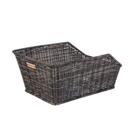 Kosz na tylny bagażnik BASIL CENTO RATTAN LOOK WSL, WSL System, wodoodporny nature brown (NEW 2024) - rove.pl
