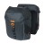 Sakwa miejska podwójna BASIL MILES TARPAULIN DOUBLE PANNIER BAG 34L, Universal Bridge System, 100% wodoodporna black orange (NEW 2024) - rove.pl