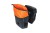 Sakwa miejska podwójna BASIL MILES TARPAULIN DOUBLE PANNIER BAG 34L, Universal Bridge System, 100% wodoodporna black orange (NEW 2024) - rove.pl