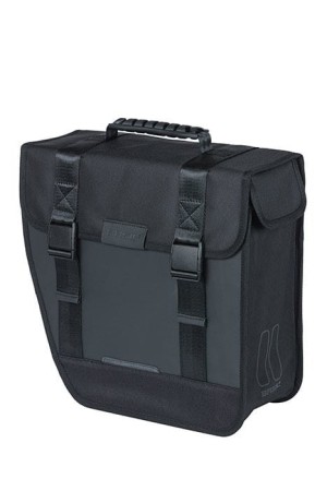 Sakwa miejska pojedyncza BASIL TOUR WATERPROOF SINGLE PANNIER BAG LEFT 14L,  Hook On System, wodoodporna left black (NEW 2024) - rove.pl