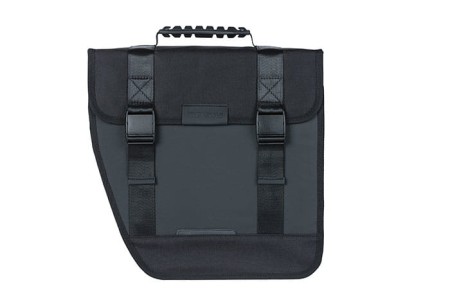 Sakwa miejska pojedyncza BASIL TOUR WATERPROOF SINGLE PANNIER BAG LEFT 14L,  Hook On System, wodoodporna left black (NEW 2024) - rove.pl