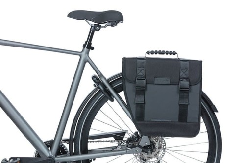 Przejdź do produktu Sakwa miejska pojedyncza BASIL TOUR WATERPROOF SINGLE PANNIER BAG RIGHT 14L,  Hook On System, wodoodporna right black (NEW 2024)