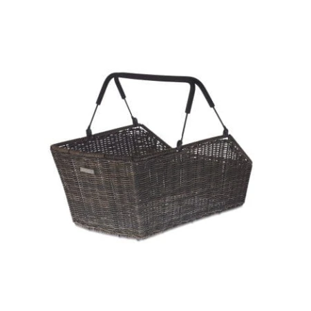 Kosz na tylny bagażnik BASIL CENTO RATTAN LOOK MULTI, MULTI System, (bez wspornika) wodoodporny nature brown (NEW 2024) - rove.pl