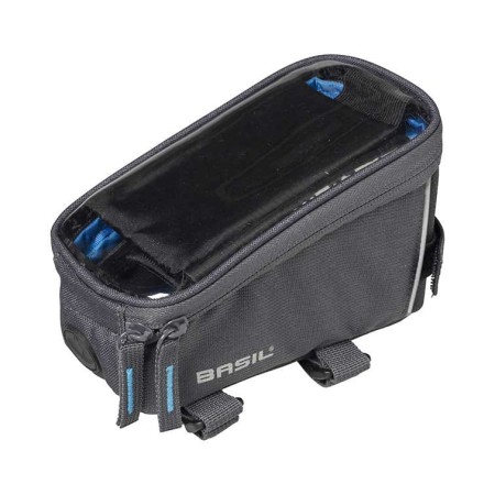Torba na ramę BASIL SPORT DESIGN FRAME BAG + RAINCOVER 1L, wodoodporna graphite (NEW 2024) - rove.pl