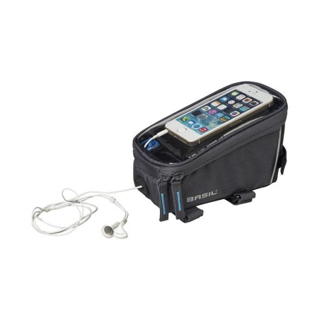 Torba na ramę BASIL SPORT DESIGN FRAME BAG + RAINCOVER 1L, wodoodporna graphite (NEW 2024) - rove.pl