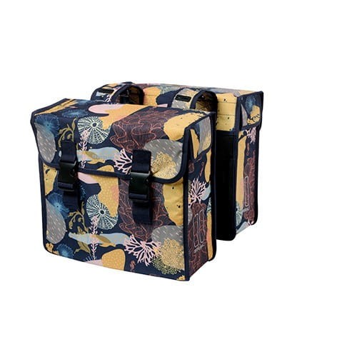 Przejdź do produktu Sakwa miejska podwójna BASIL MARA XL REEF 35L, Universal Bridge System, wodoodporna night blue (NEW 2024)