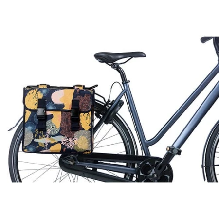 Sakwa miejska podwójna BASIL MARA XL REEF 35L, Universal Bridge System, wodoodporna night blue (NEW 2024) - rove.pl