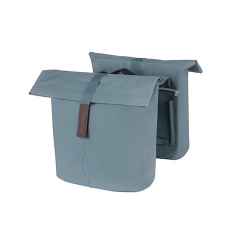 Przejdź do produktu Sakwa miejska podwójna BASIL CITY DOUBLE PANNIER BAG MIK 28-32L, MIK System (ready to go), graphite blue (NEW 2024)