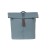 Sakwa miejska podwójna BASIL CITY DOUBLE PANNIER BAG MIK 28-32L, MIK System (ready to go), graphite blue (NEW 2024) - rove.pl
