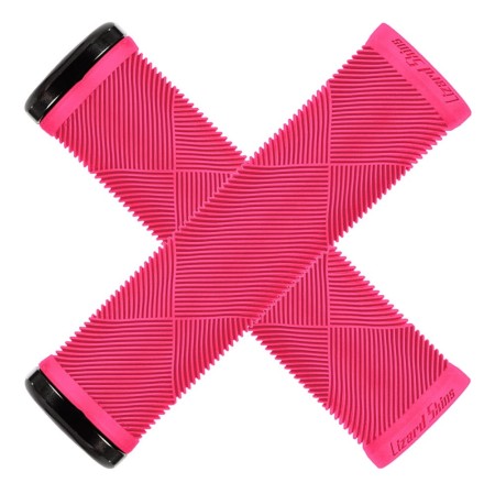 Chwyty kierownicy LIZARDSKINS Single-Clamp Lock-On STRATA Neon Pink klamry 130mm - rove.pl