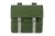 Sakwa miejska podwójna BASIL URBAN LOAD DOUBLE PANNIER BAG 48-53L, Universal Bridge System, 100% wodoodporna, moss green/sand (NEW 2024) - rove.pl