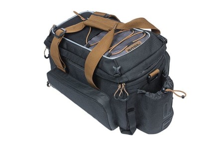 Torba na bagażnik BASIL MILES TARPAULIN TRUNKBAG XL PRO 9-36L, 100% wodoodporna black slate (bez płytki mocującej) (NEW 2024) - rove.pl