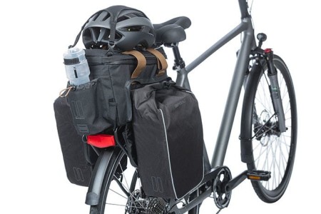 Torba na bagażnik BASIL MILES TARPAULIN TRUNKBAG XL PRO 9-36L, 100% wodoodporna black lime (bez płytki mocującej) (NEW 2024)